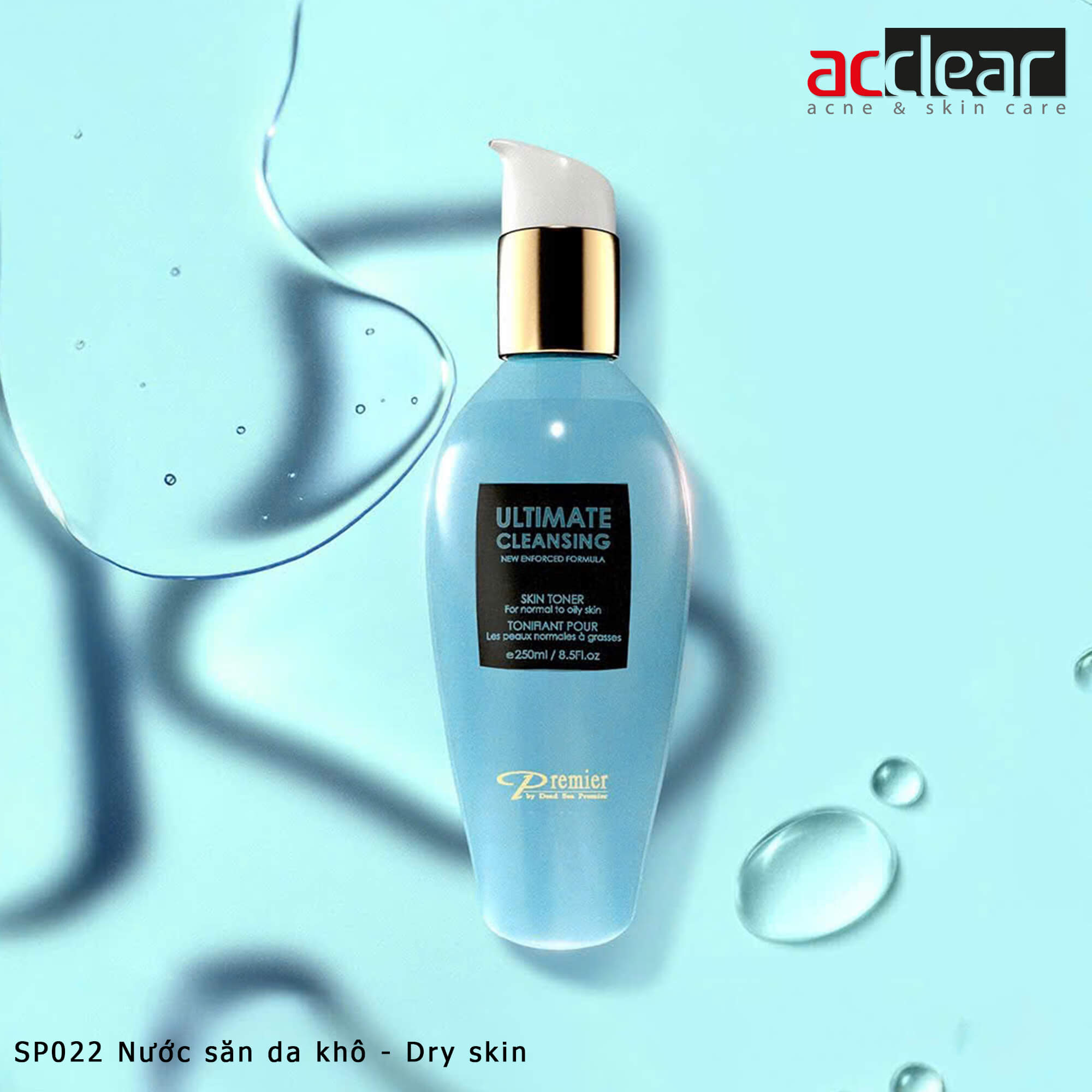 Nước săn da khô/dầu ( skin toner for normal to dry skin types ) Premier By Dead Sea